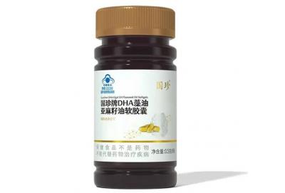 国珍牌DHA藻油亚麻籽油软胶囊